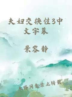 夫妇交换性3中文字幕